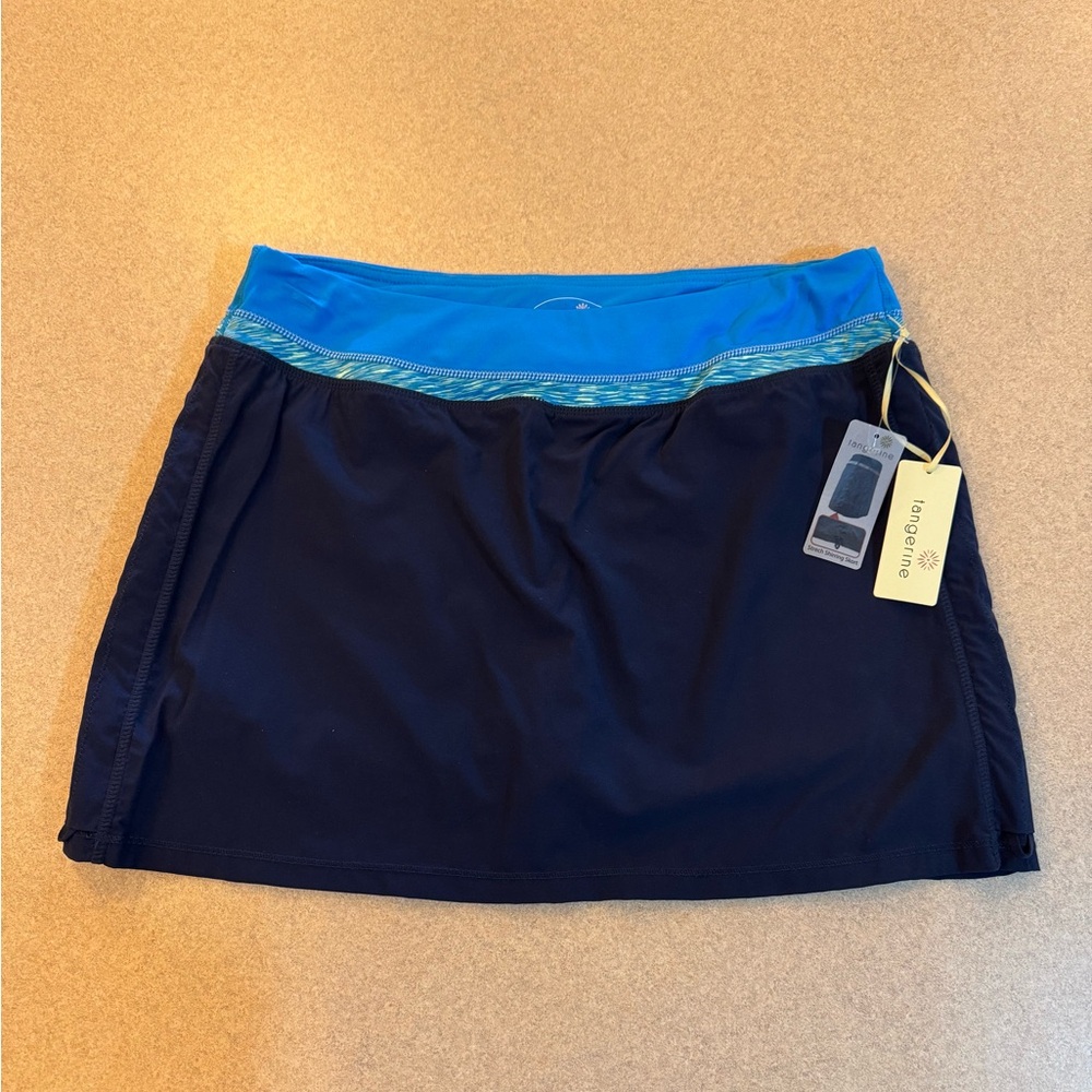 Tangerine navy shork size large